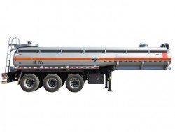 3 axles sulfuric acid tanker trailer